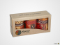 Preview: BONGAZI Geschenkbox 3 x Stumpenkerze
