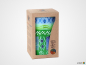 Preview: FARIH Geschenkbox 1 x Stumpenkerze