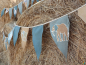Preview: Wimpelkette Girlande SAFARI EARTH handbemalt