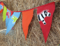 Preview: Wimpelkette Girlande SAFARI KIDS handbemalt