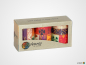 Preview: INDABUKO Geschenkbox 3 x Stumpenkerze