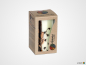 Preview: KIWANJA Geschenkbox 1 x Stumpenkerze