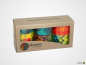 Preview: MATUKO Geschenkbox 3 x Stumpenkerze