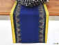 Preview: Tischläufer ZULU BEADS blau