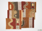 Preview: Tischset MALI SIENNA handbemalt