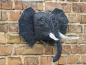 Preview: Wand-Deko ELEPHANT aus Draht & Perlen