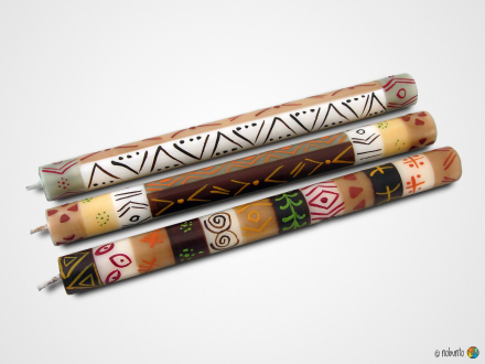 AKONO Geschenkbox 3 x Stabkerze