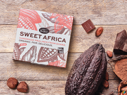 fairafric SWEET AFRICA handgefertigte Bio-Pralinen (9 x 10 g / 90 g)