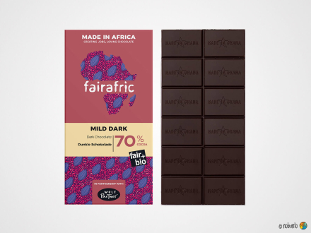 fairafric Bio Zartbitter-Schokolade 70 % (80 g)