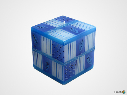 FERUZI Würfelkerze 10 x 10 cm