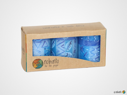 FERUZI Geschenkbox 3 x Stumpenkerze