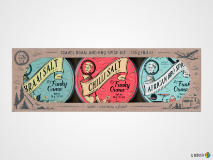 Preview: FUNKY OUMA Geschenkset TRAVEL TIN TRIO (235 g)
