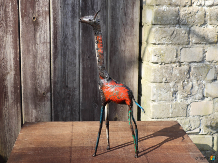 Deko-Objekt GIRAFFE Metall 50 cm