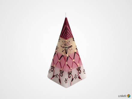 HALISI Pyramidenkerze 5 x 12 cm