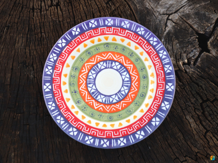 INDABUKO Teller Ø ca. 21 cm