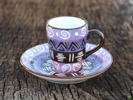 Preview: KABISA Espressotasse mit Unterteller