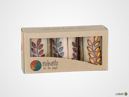 MAJANI Geschenkbox 3 x Stumpenkerze
