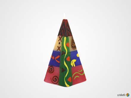 MANGAZA Pyramidenkerze 5 x 12 cm