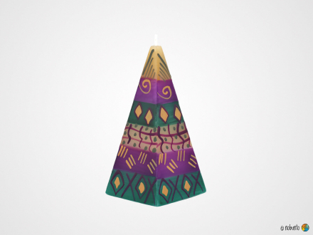 SEKANI Pyramidenkerze 5 x 12 cm