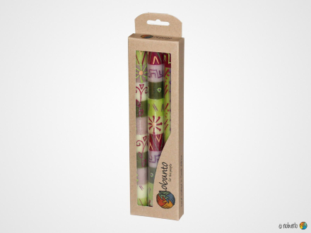 KILEO Geschenkbox 3 x Stabkerze