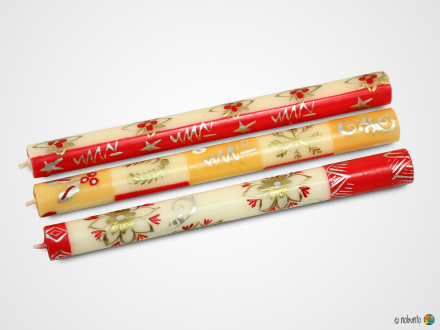 KIMETA Geschenkbox 3 x Stabkerze