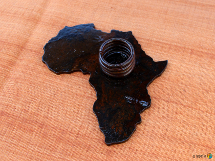 Kerzenleuchter AFRIKA rusty Bongazi