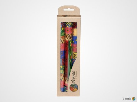 MANGAZA Geschenkbox 3 x Stabkerze