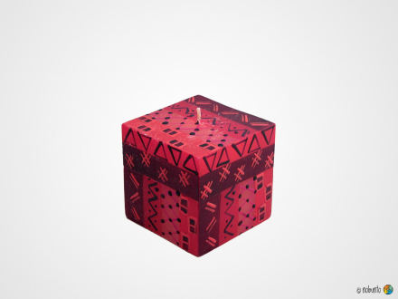 NABILA Würfelkerze 7 x 7 cm