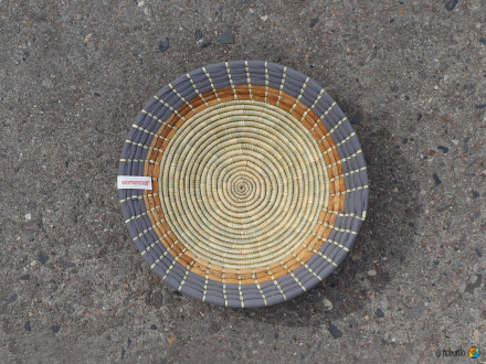 Preview: Schale WOMENCRAFT natur-grau 27 cm