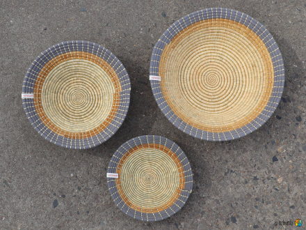 Schale WOMENCRAFT natur-grau 27 cm