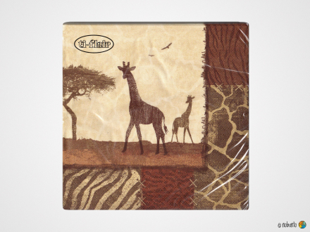 Servietten GIRAFFE COLLAGE