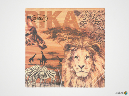 Servietten AFRICA COLLAGE OCHRE