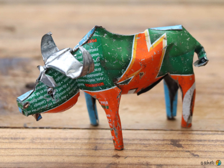 TIN ANIMAL Bison aus Getränkedose