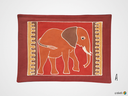 Tischset SAFARI BUSHWAYS handbemalt