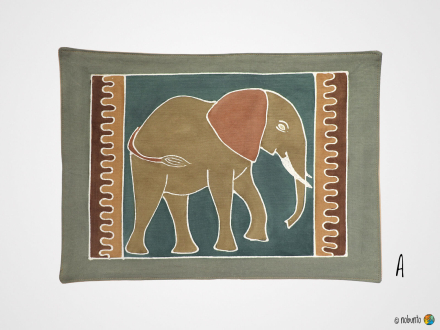 Tischset SAFARI EARTH handbemalt