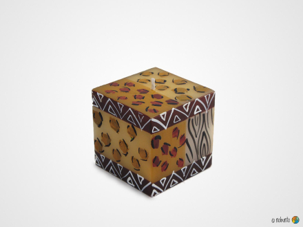 UZIMA Würfelkerze 7 x 7 cm