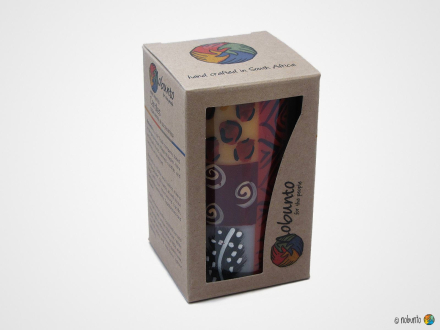 UZIMA Geschenkbox 1 x Stumpenkerze
