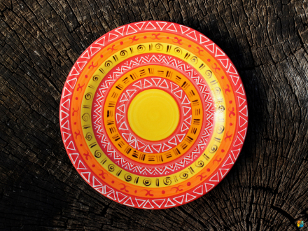 ZAHABU Teller Ø ca. 25 cm