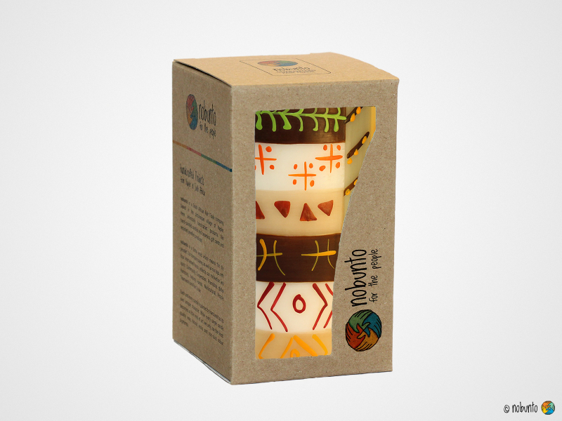 AKONO Geschenkbox 1 x Stumpenkerze