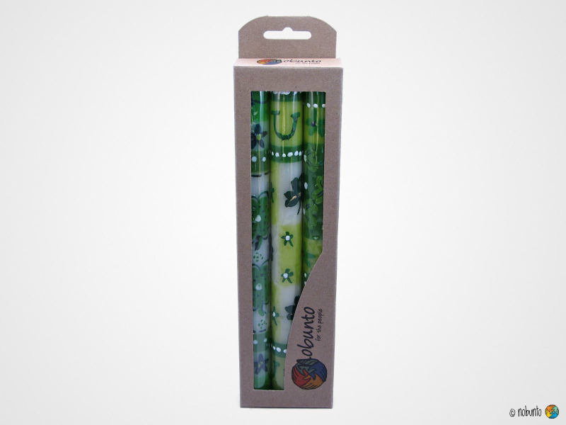 BAHATI Geschenkbox 3 x Stabkerze