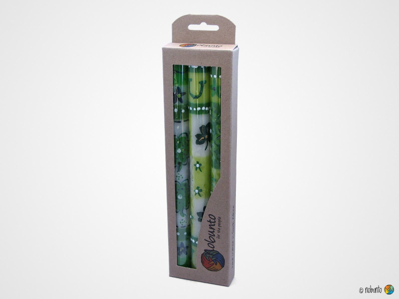 BAHATI Geschenkbox 3 x Stabkerze