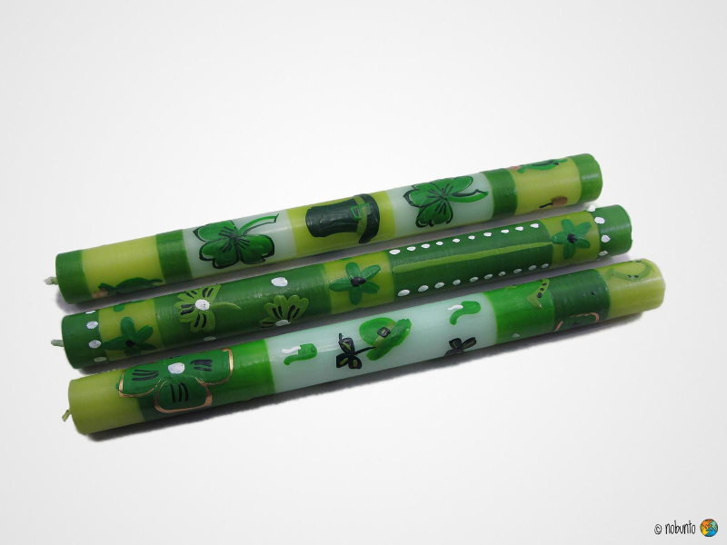BAHATI Geschenkbox 3 x Stabkerze