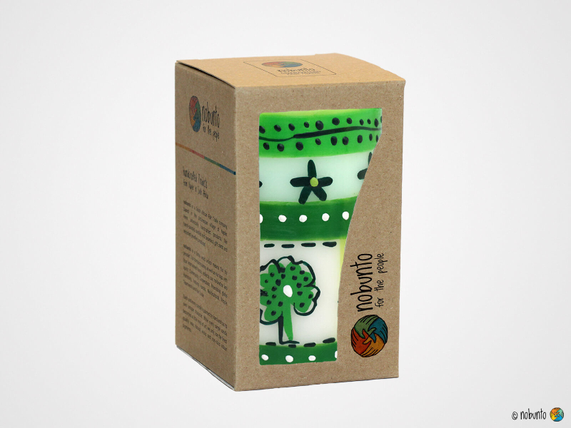 BAHATI Geschenkbox 1 x Stumpenkerze