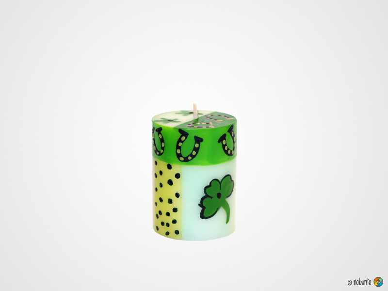 BAHATI Geschenkbox 3 x Stumpenkerze