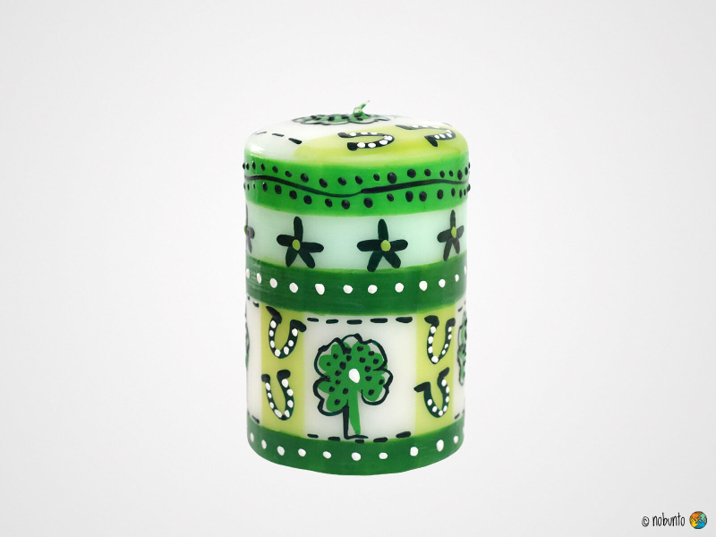 BAHATI Geschenkbox 1 x Stumpenkerze