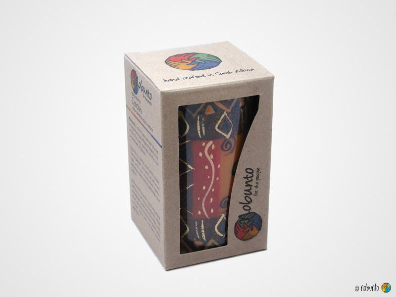 BONGAZI Geschenkbox 1 x Stumpenkerze