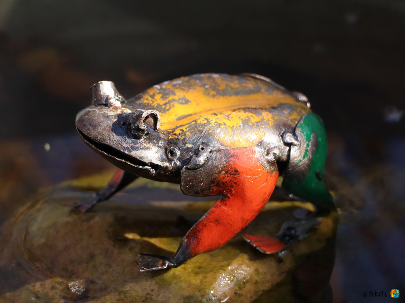 Deko-Objekt FROSCH Metall 10 cm