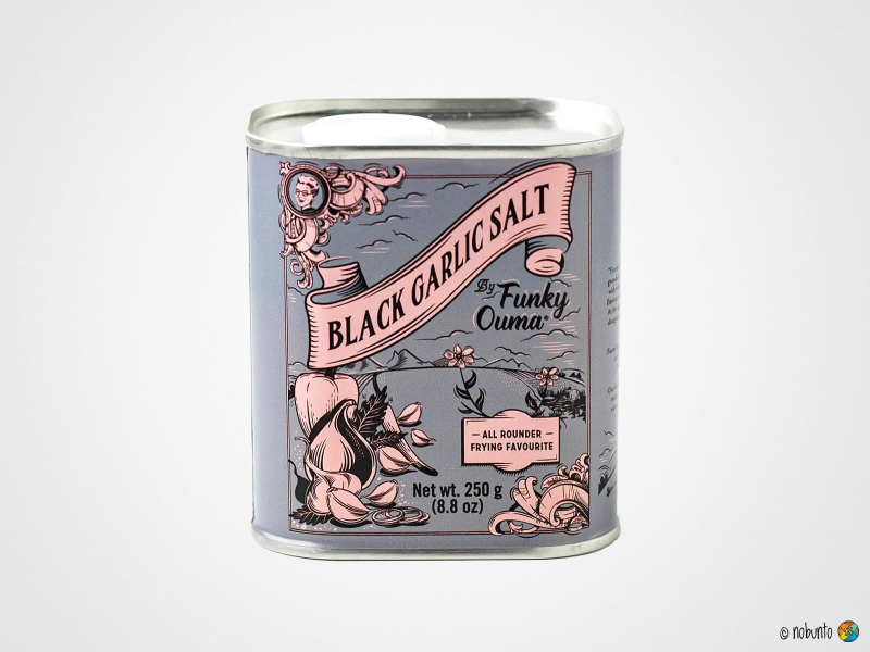 BLACK GARLIC SALT Schwarzer Knoblauch Gewürzsalz (250 g)