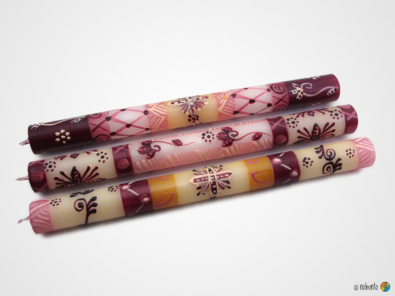HALISI Geschenkbox 3 x Stabkerze