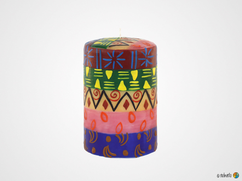 MANGAZA Geschenkbox 1 x Stumpenkerze